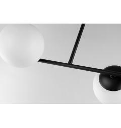 Lampadario design moderno struttura in metallo nero LEDO W2 - Arrediorg