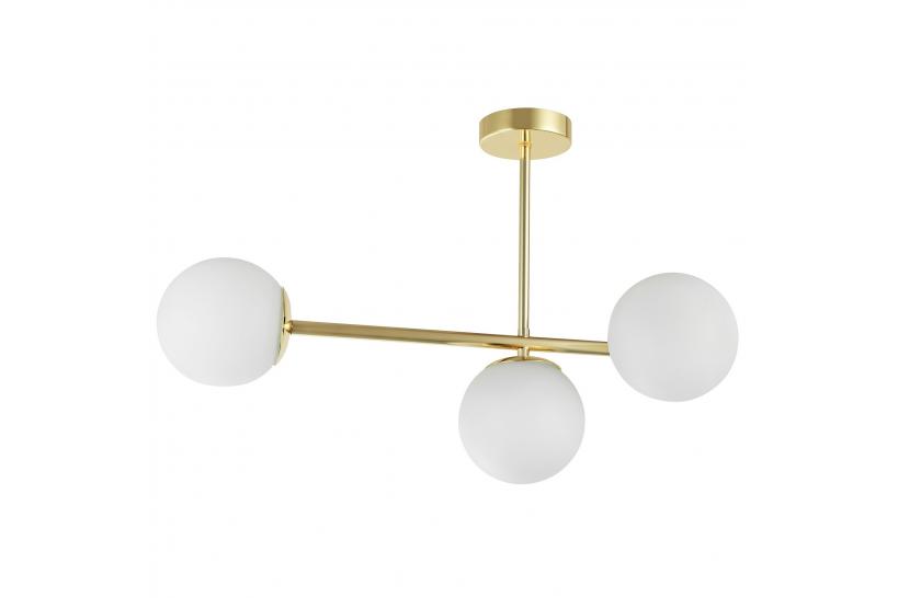 Lampadario design moderno struttura in metallo oro LEDO W3 - Arrediorg