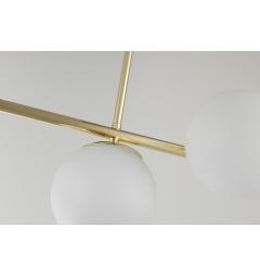 Lampadario design moderno struttura in metallo oro LEDO W3 - Arrediorg