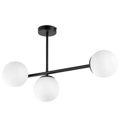 Lampadario design moderno struttura in metallo nero LEDO W3 - Arrediorg