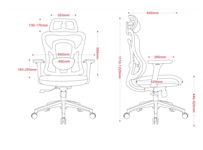 SEDIA ERGONOMICA UFFICIO STUDIO