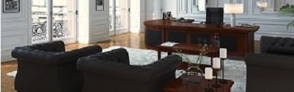 Tavolino alto in ferro e vetro Oslo design unico - Arrediorg